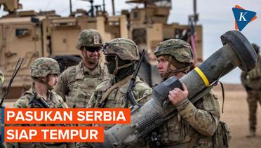 Pasukan Serbia Berjaga di Perbatasan Kosovo
