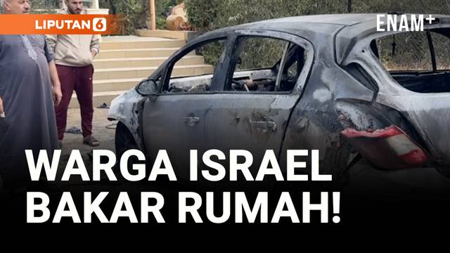 Pemukim Israel Bakar Rumah Warga Palestina di Tepi Barat