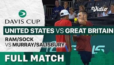 Full Match | Grup D: United States vs Great Britain | Ram/Sock vs Murray/Salisbury | Davis Cup 2022