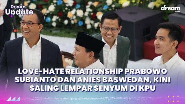 Love-Hate Relationship Prabowo Subianto dan Anies Baswedan, Kini Saling Lempar Senyum di KPU