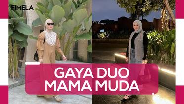 Dinda Hauw dan Kesha Ratuliu, Mama Muda Dua Anak yang Tetap Fashionable