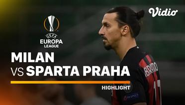 Highlight - Milan vs Sparta Prague I UEFA Europa League 2020/2021
