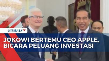 Jokowi Bertemu CEO Apple di Istana Kepresidenan, Bahas Investasi di IKN