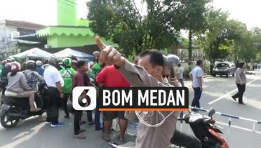 Bom Bunuh Diri di Medan, Polisi dan Warga Terluka