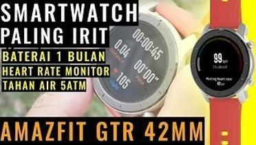 Smartwatch Murah, Baterai 1 Bulan, Tahan Air, GPS, Heartrate: Review Amazfit GTR 42mm - Indonesia