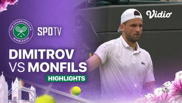 Grigor Dimitrov (BUL) vs Gael Monfils (FRA) - Highlights | Wimbledon 2024 - Gentlemen's Singles