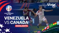 Venezuela vs Canada - Highlights | CONMEBOL Copa America USA 2024 - Quarter Final