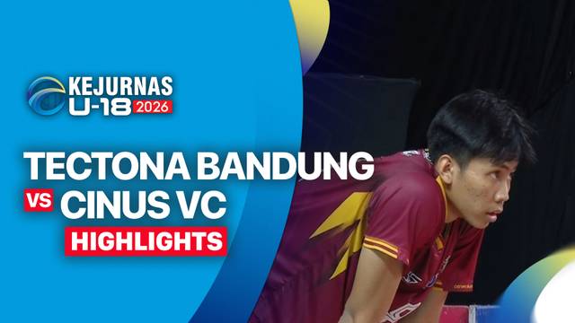 3rd Place Putra: Tectona Bandung vs Cinus VC - Highlight | Kejurnas Bola Voli Antarklub U-18 2026