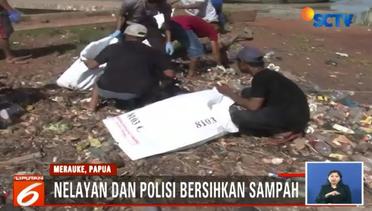 Hari Peduli Sampah Nasional, Warga di Papua Bersihkan Pesisir Pantai - Liputan 6 Siang