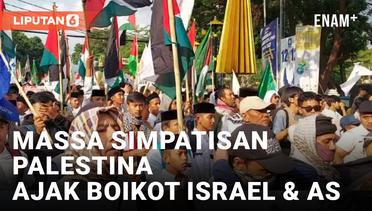 Dukung Palestina, Demonstran di Tasikmalaya Ajak Boikot Produk AS dan Israel