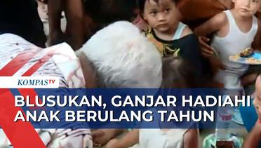 Blusukan ke Permukiman Warga, Ganjar Pranowo Juga Hadiahi Anak-Anak yang Sedang Berulang Tahun!