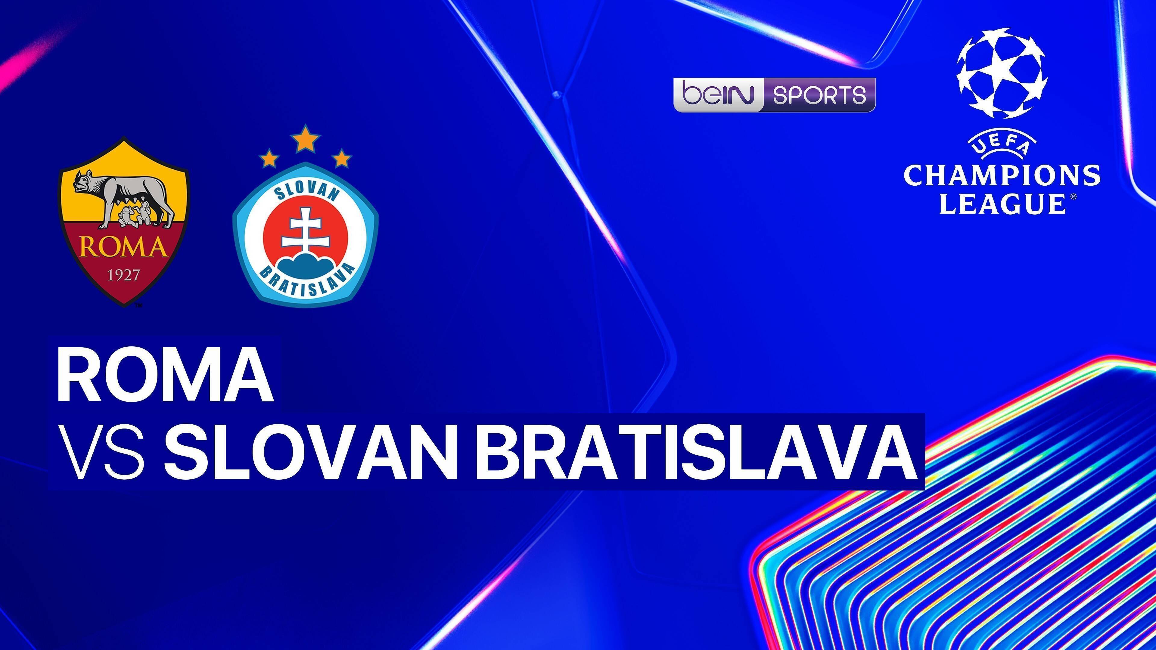 Roma vs SK Slovan Bratislava
