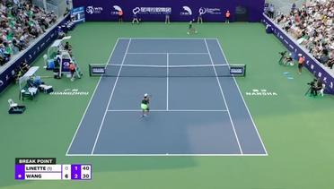 Final: Magda Linette vs Xiyu Wang - Highlights | WTA Galaxy Holding Group Guangzhou Open 2023