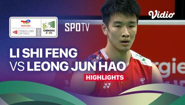 Li Shi Feng (CHN) vs Leong Jun Hao (MAS) - Highlights | Thomas Cup Chengdu 2024 - Men's Singles