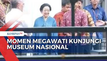 Pasca Kebakaran, Megawati Tinjau Kondisi Museum Nasional