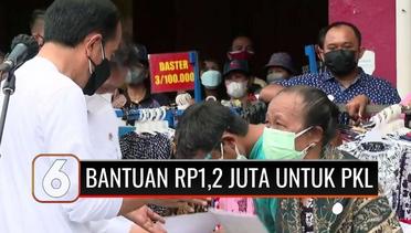 Presiden Jokowi Resmi Bagikan Bantuan Rp 1,2 Juta untuk PKL dan Warung | Liputan 6