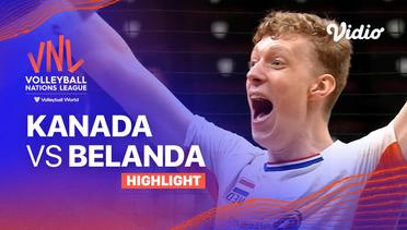 Match Highlights | Kanada vs Belanda | Men's Volleyball Nations League 2023