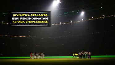 Juventus dan Atalanta Berikan Penghormatan untuk Chapecoense Sebelum Laga Dimulai