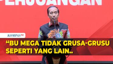 [FULL] Pidato Jokowi di HUT PDI Perjuangan Ke-50: Senang Capres Pilihan Megawati Dari Kader Sendiri