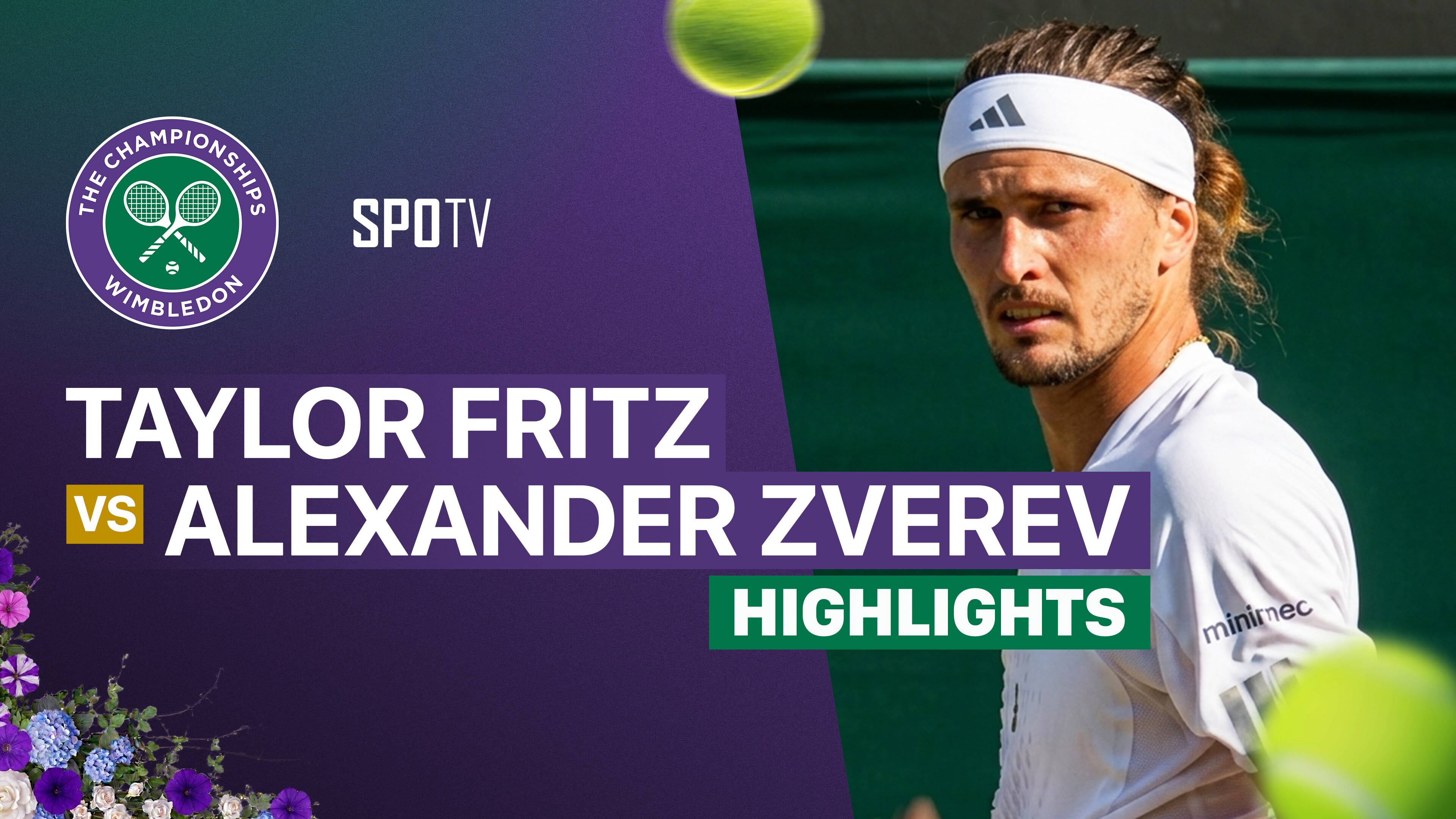 Taylor Fritz vs Alexander Zverev - Gentlemen's Singles Quarterfinal | Wimbledon 2026