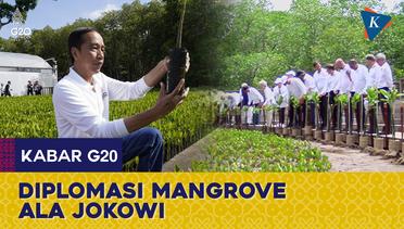 Jokowi Ajak Para Pemimpin Negara Tanam Mangrove di KTT G20
