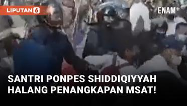 Penangkapan DPO Anak Kiai Jombang Dihadang Santri Ponpes Shiddiqiyyah