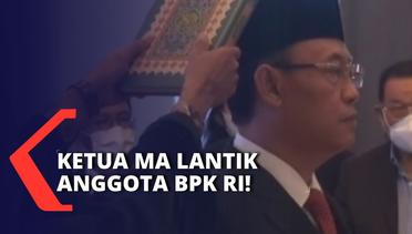 Bacakan Sumpah Jabatan, Ketua MA M Syarifuddin Lantik Anggota BPK RI! - MA NEWS