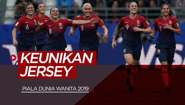Keunikan 6 Jersey Terbaik di Piala Dunia Wanita 2019