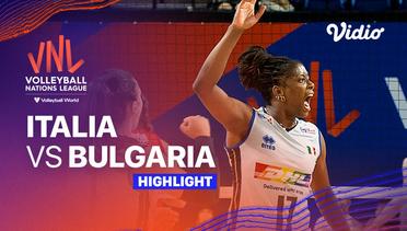 Match Highlights | Italia vs Bulgaria | Women’s Volleyball Nations League 2023