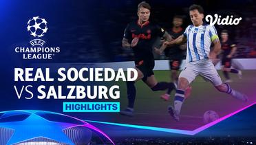 Real Sociedad vs Salzburg - Highlights | UEFA Champions League 2023/24