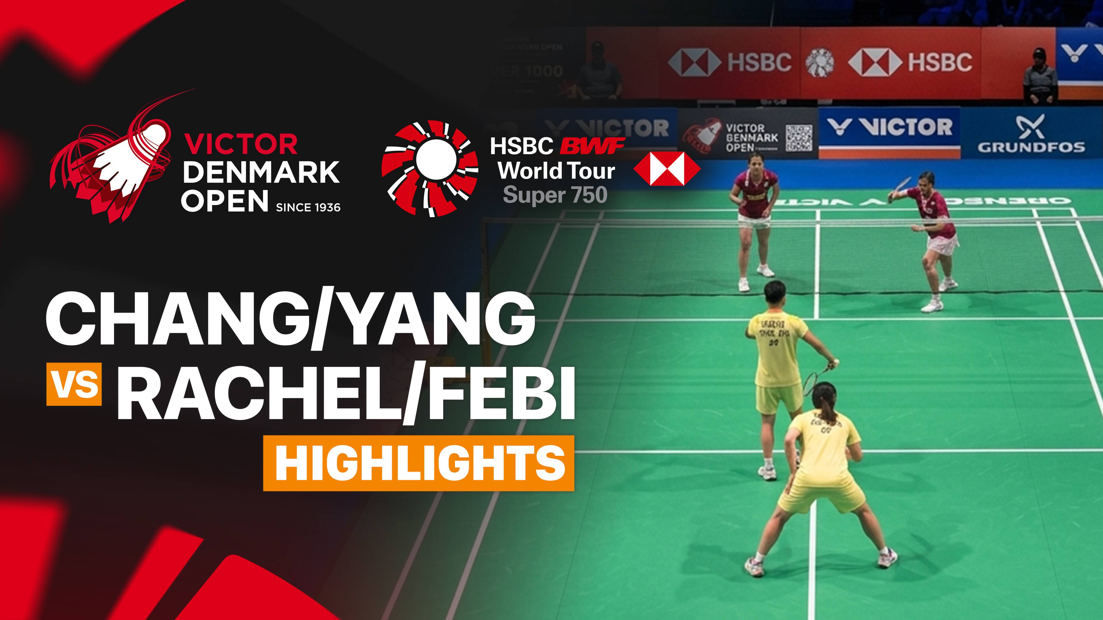 Chang Ching Hui/Yang Ching Tun (TPE) vs Rachel Allessya Rose/Febi Setianingrum (INA) - Women's Doubles Round of 32 | VICTOR Denmark Open 2026