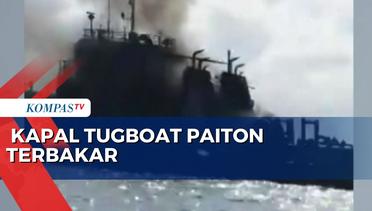 Kapal Tugboat Paiton Penarik Tongkang Batubara Terbakar! 10 Kru Kapal Berhasil Dievakuasi