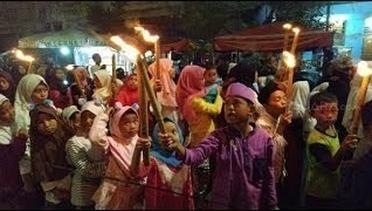 Sambut Ramadan, Warga Senen Jakarta Pawai Obor