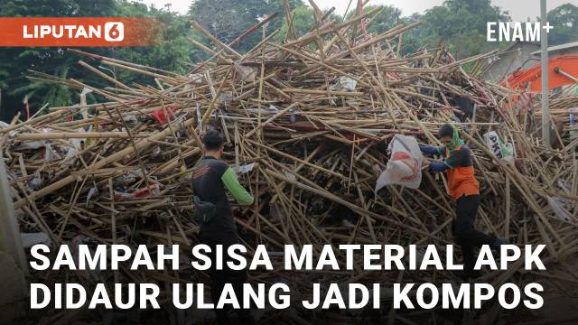 Pemprov DKI Jakarta Olah Bambu Sisa APK Jadi Kompos | Liputan6