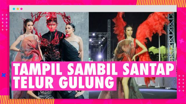 Ada Yuki Kato yang Tampil Sambil Santap Telur Gulung, Artis-Artis di Jember Fashion Carnaval 2023