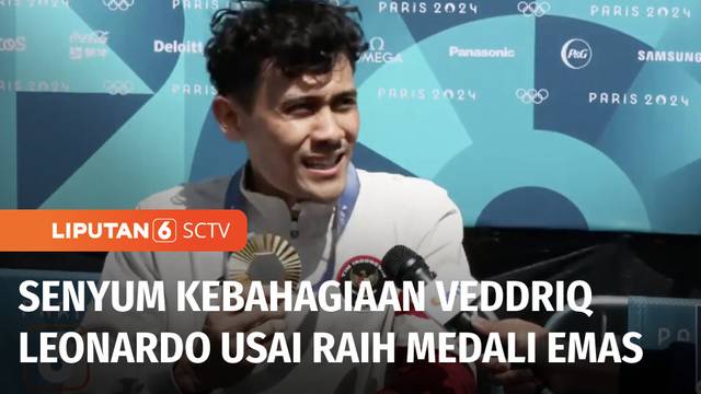 Veddriq Leonardo Bangga dan Bahagia Raih Emas Pertama untuk Indonesia di Olimpiade 2024 | Liputan 6