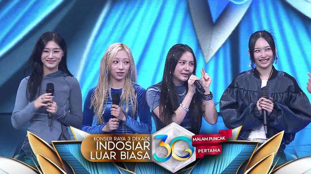 Sapa Pakai Bahasa Indonesia! Para Fans Kandis Histeris | Konser Raya 3 Dekade Indosiar Mp1