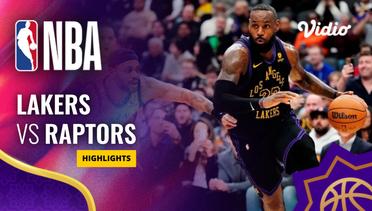 LA Lakers vs Toronto Raptors - Highlights | NBA Regular Season 2023/24