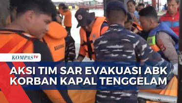 Detik-Detik Tim SAR Gabungan Evakuasi Jenazah ABK Korban Kapal LCT Rimba Tenggelam!