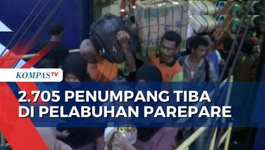 Jelang Lebaran, 2.705 Pemudik Terpantau Tiba di Pelabuhan Nusantara Parepare
