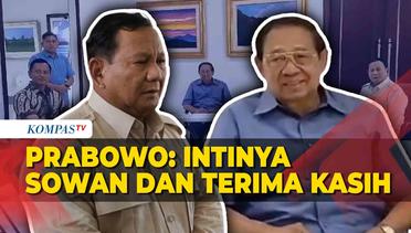 [FULL] Pernyataan Prabowo Subianto usai Ketemu SBY di Pacitan: Saya Sowan dan Terima Kasih