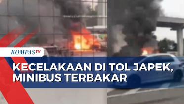 Kronologi Kecelakaan 2 Mobil di Ruas Tol Jakarta-Cikampek, Minibus Terbakar