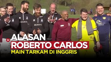 Bek Legendaris Real Madrid, Roberto Carlos Main Tarkam di Inggris!