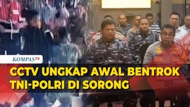 Rekaman CCTV Ungkap Awal Bentrok Oknum Brimob dan TNI di Sorong