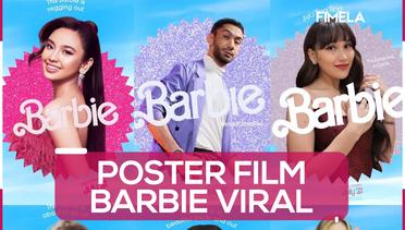 Foto Editan Artis Jadi Poster Film Barbie yang Viral