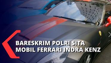 Mobil Ferrari Indra Kenz Disita Bareskrim Polri, Parkir Bersebelahan dengan Mobil Doni Salmanan
