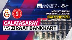 3rd Place - Game 2: Galatasaray HDI Sigorta vs Ziraat Bankkart - Full Match | Turkish Men's Volleyball League