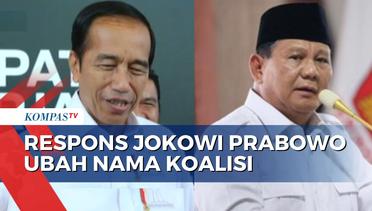 Prabowo Namakan Koalisi Barunya Koalisi Indonesia Maju, Jokowi: Kenapa Harus Izin?
