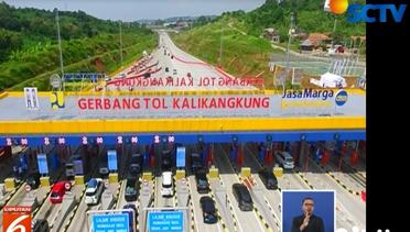 Gerbang Tol Kalikangkung di Semarang Mulai Dipadati Pemudik - Liputan 6 Siang