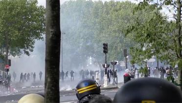 Aksi Hari Buruh di Paris Rusuh